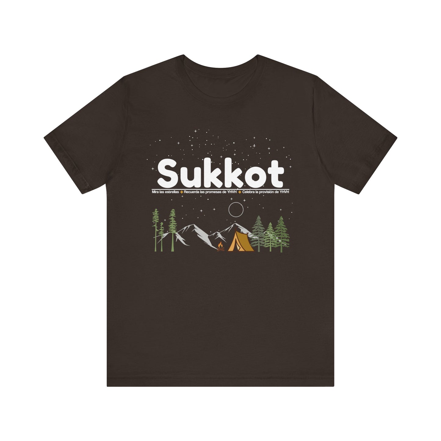 SUKKOT - MIRA LAS ESTRELLAS | Faithwear, Unisex Jersey Short Sleeve Tee
