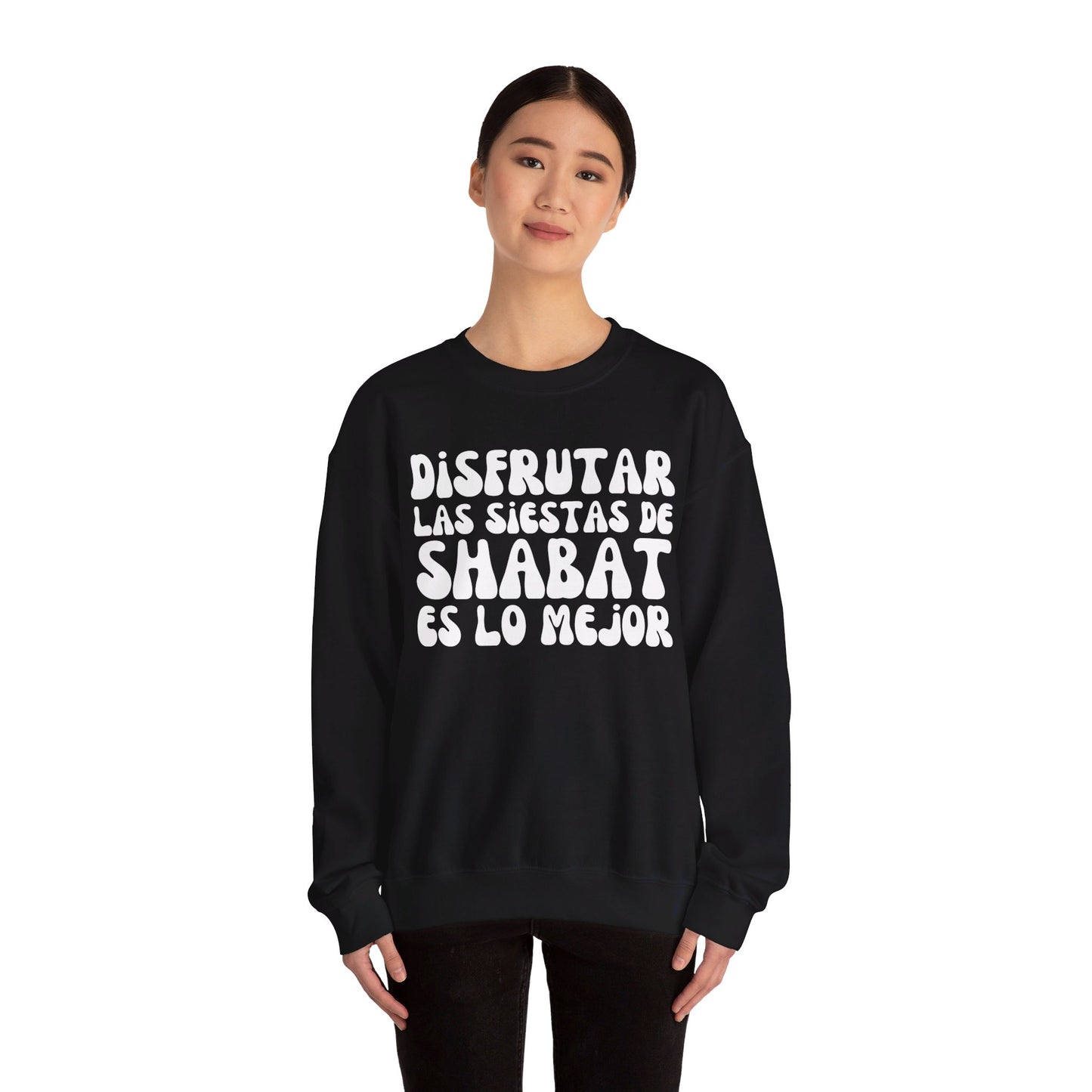DISFRUTAR LAS SIESTAS DE SHABAT CREWNECK | Unisex Faithwear