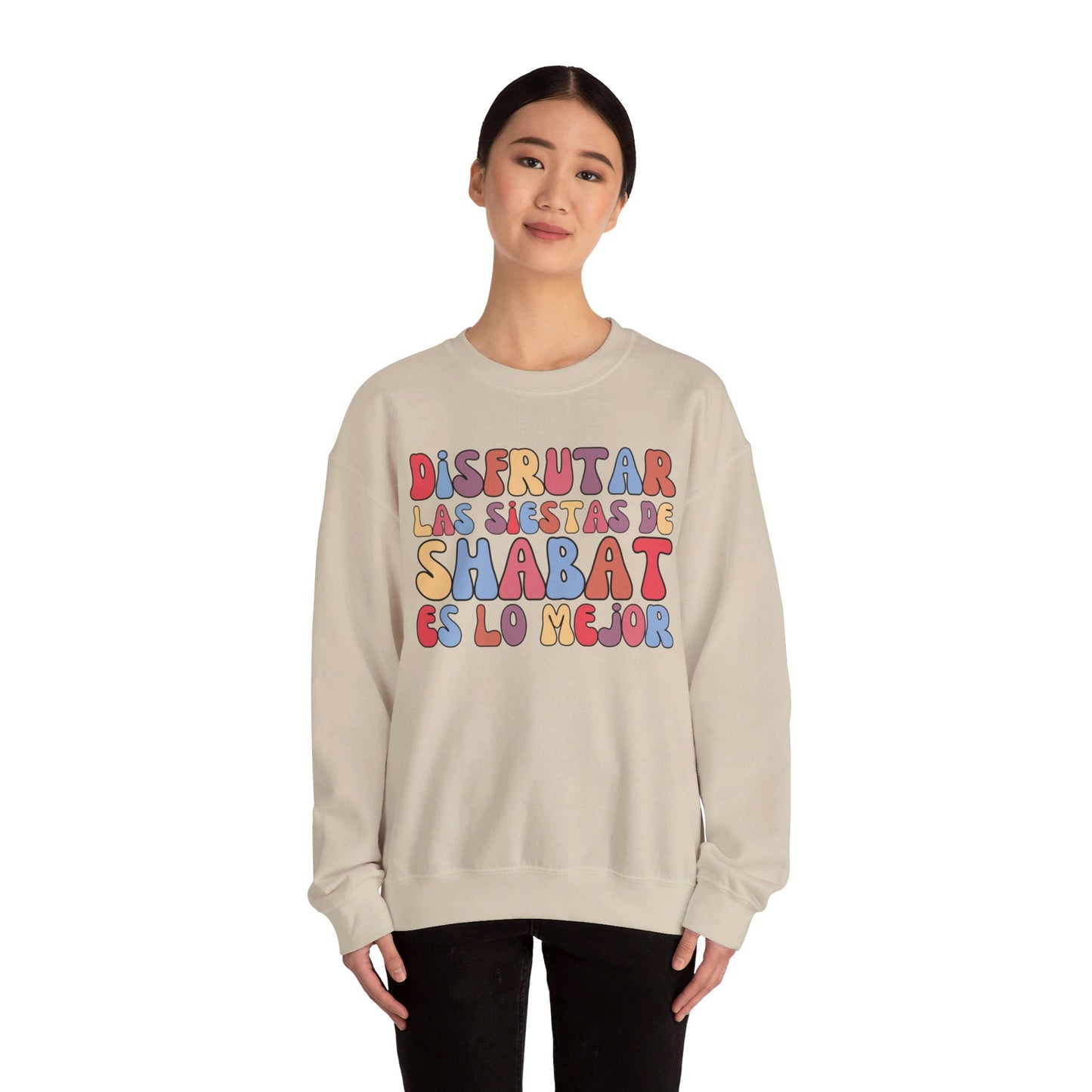 DISFRUTAR LAS SIESTAS DE SHABAT CREWNECK | Unisex Faithwear