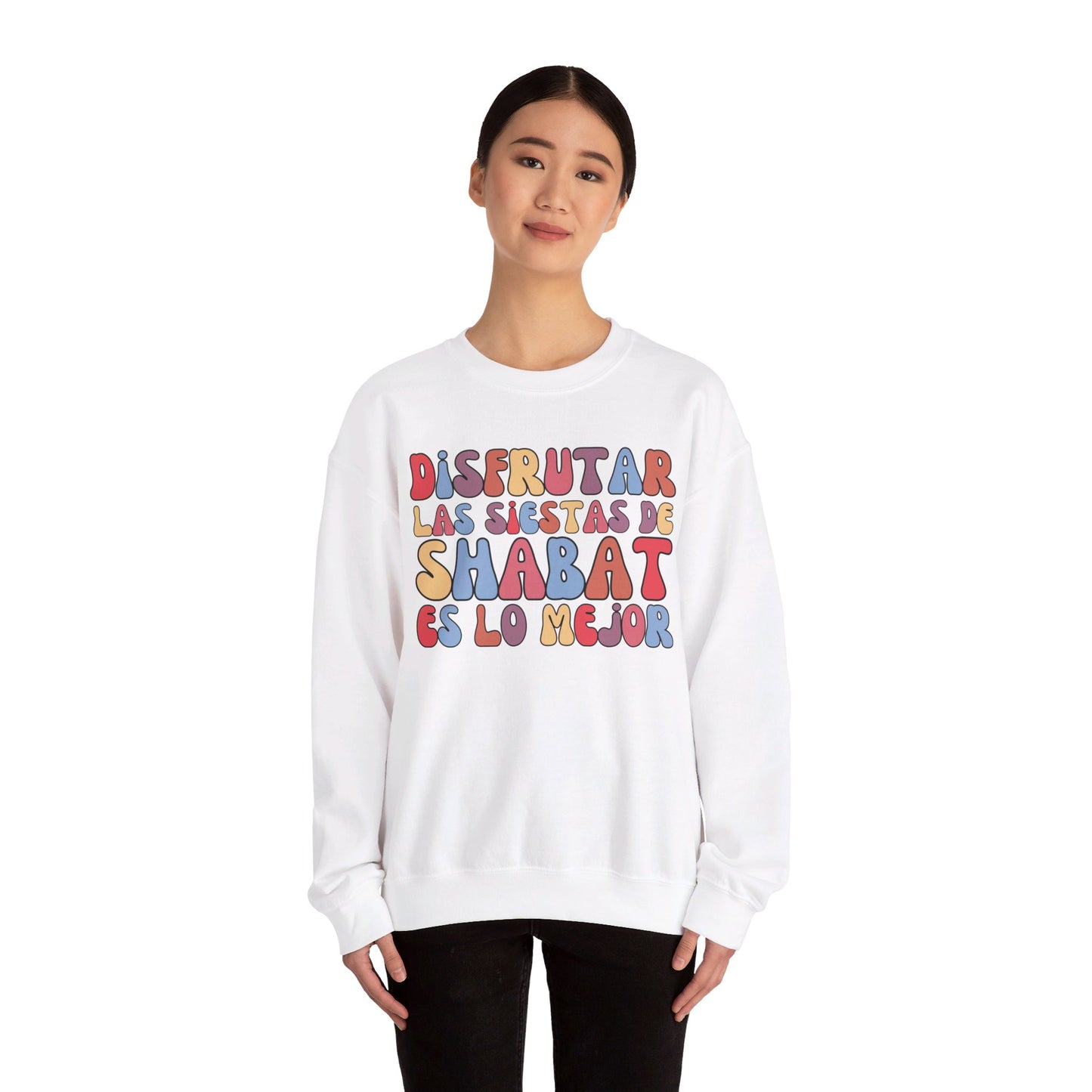 DISFRUTAR LAS SIESTAS DE SHABAT CREWNECK | Unisex Faithwear