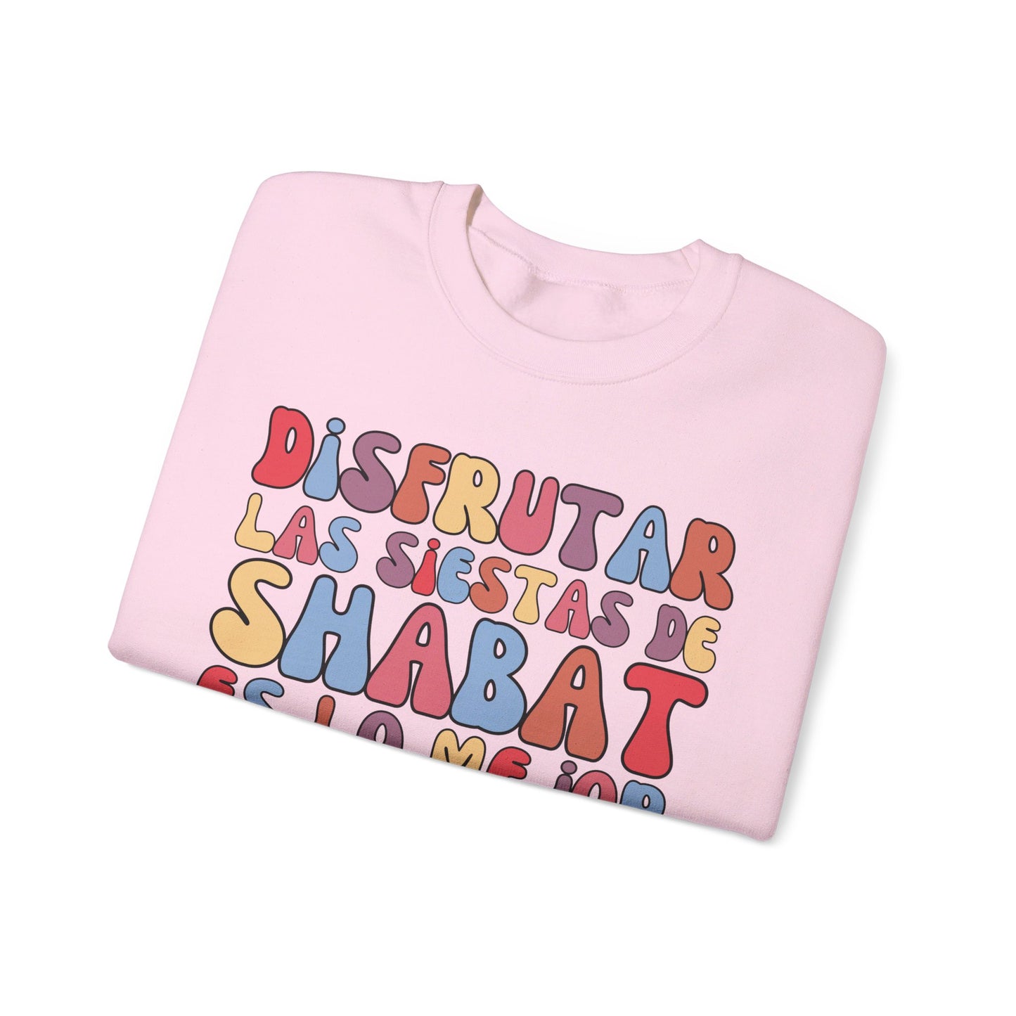 DISFRUTAR LAS SIESTAS DE SHABAT CREWNECK | Unisex Faithwear