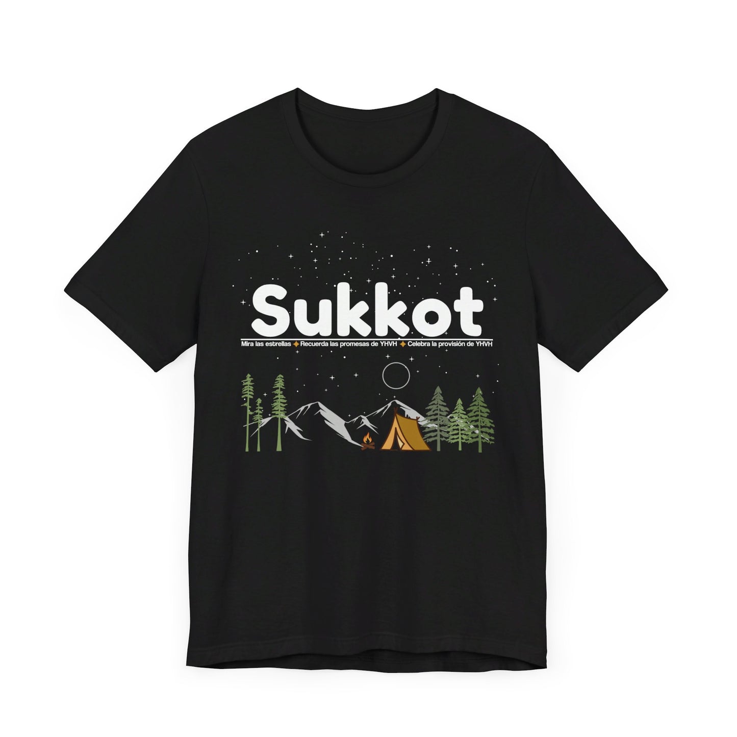 SUKKOT - MIRA LAS ESTRELLAS | Faithwear, Unisex Jersey Short Sleeve Tee