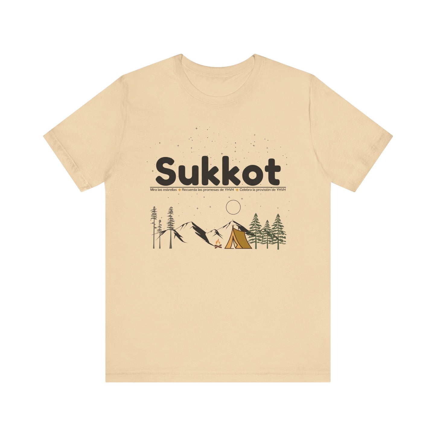 SUKKOT - MIRA LAS ESTRELLAS | Faithwear, Unisex Jersey Short Sleeve Tee