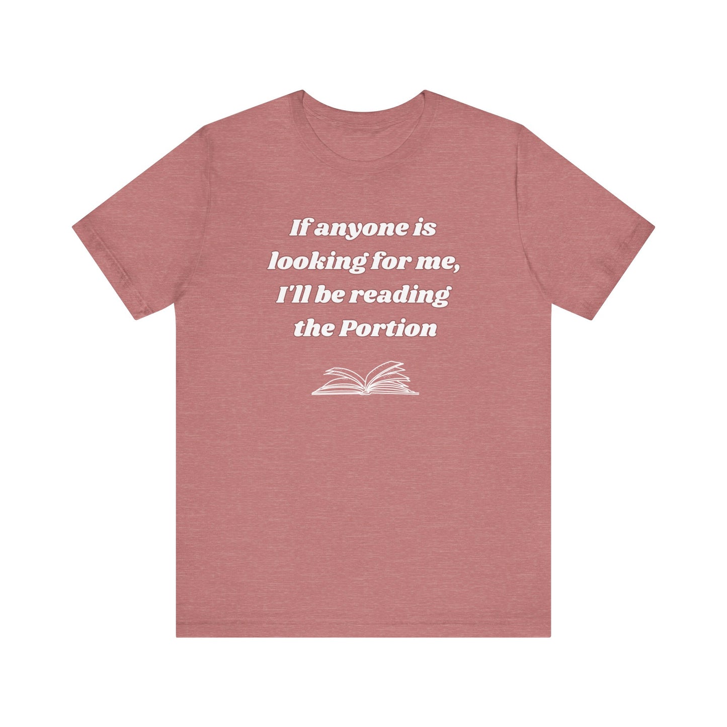 I'LL BE READING THE PORTION