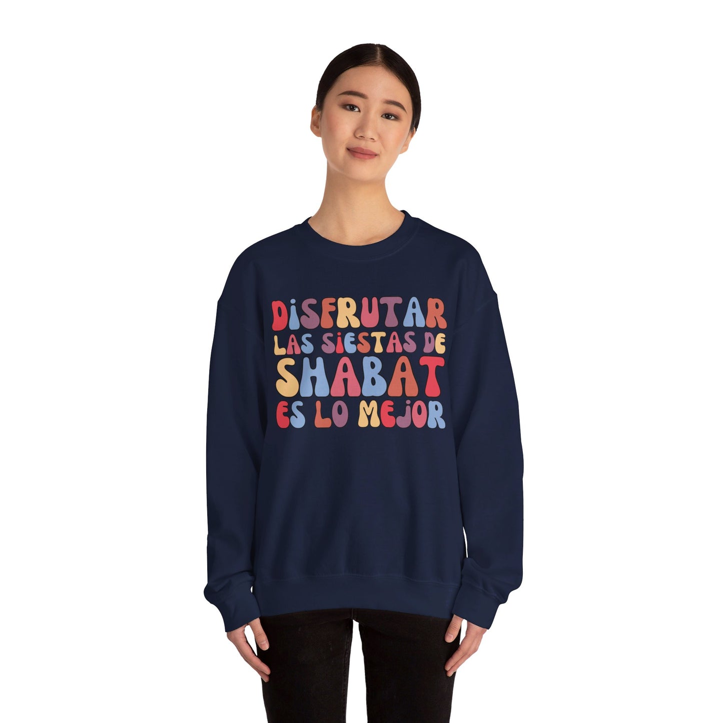 DISFRUTAR LAS SIESTAS DE SHABAT CREWNECK | Unisex Faithwear