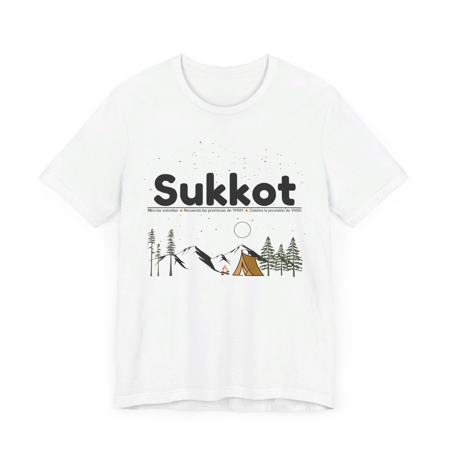 SUKKOT - MIRA LAS ESTRELLAS | Faithwear, Unisex Jersey Short Sleeve Tee