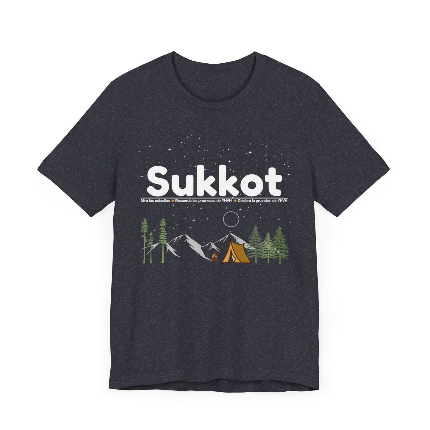 SUKKOT - MIRA LAS ESTRELLAS | Faithwear, Unisex Jersey Short Sleeve Tee