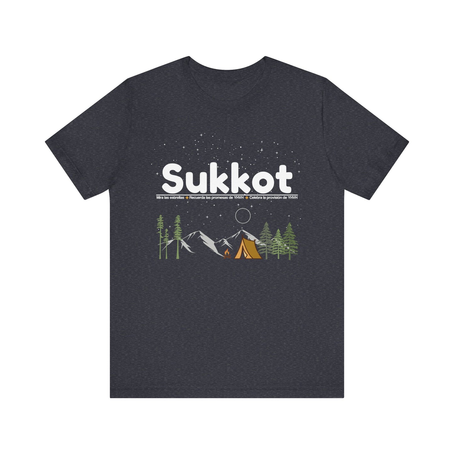 SUKKOT - MIRA LAS ESTRELLAS | Faithwear, Unisex Jersey Short Sleeve Tee