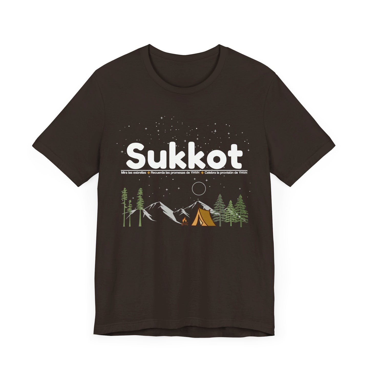 SUKKOT - MIRA LAS ESTRELLAS | Faithwear, Unisex Jersey Short Sleeve Tee