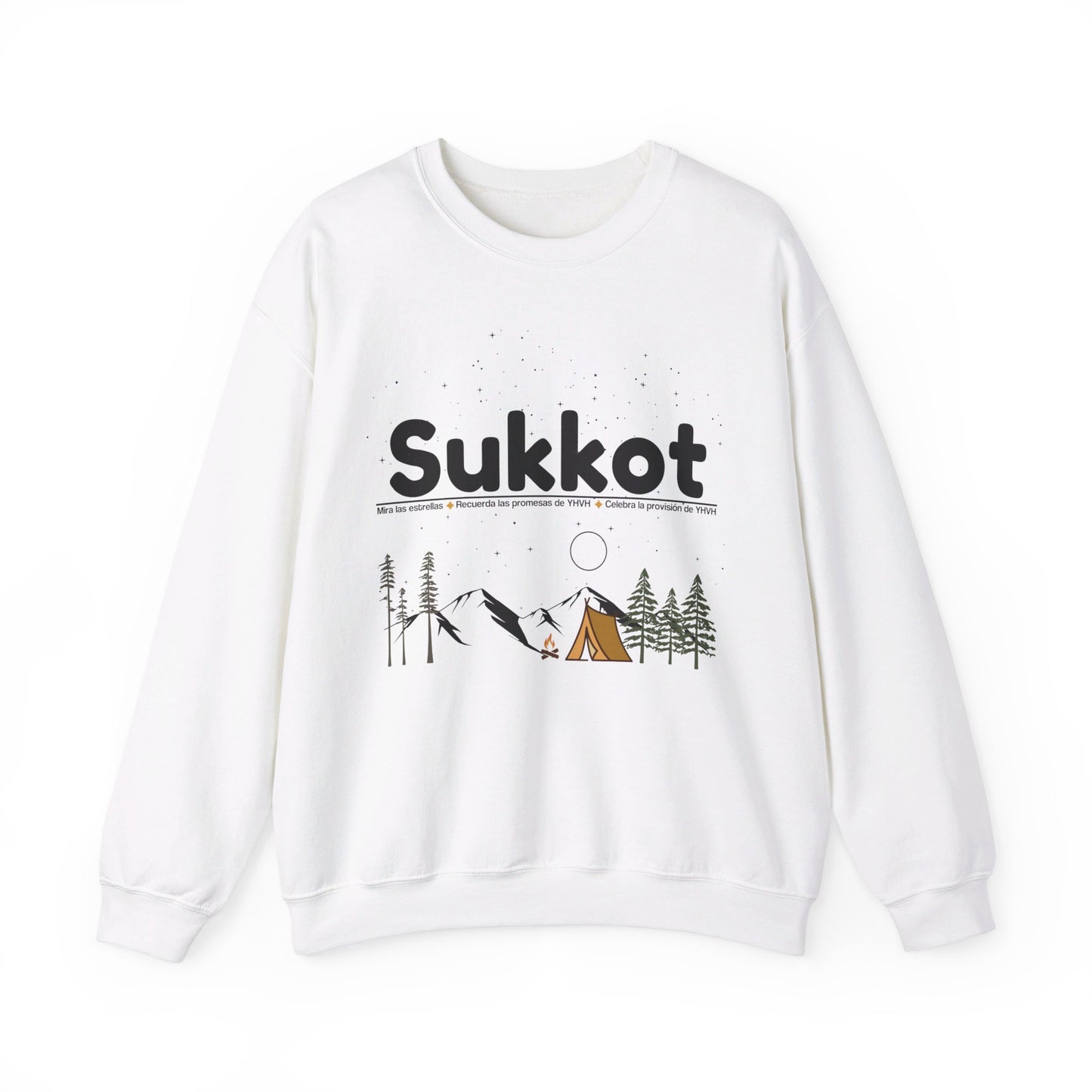 SUKKOT - MIRA LAS ESTRELLAS CREWNECK | Unisex Faithwear