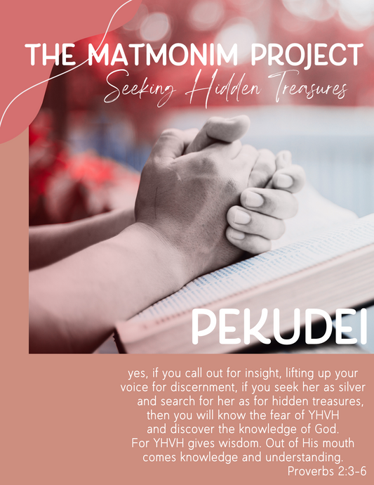 The Matmonim Project: Parashah No.23 - Pekudei